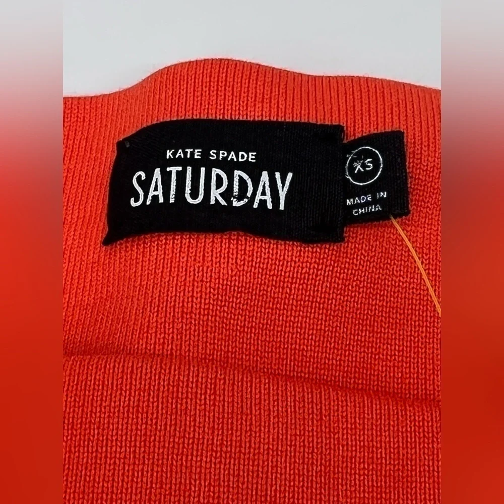 Kate Spade beautiful orange/ coral color top NWT
